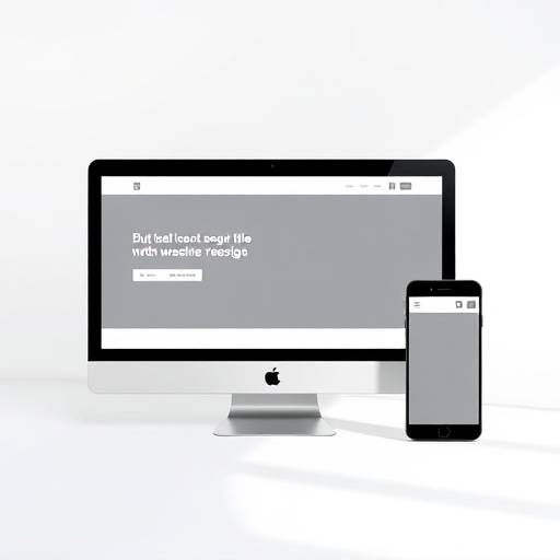 Web Design Icon - representing responsive websites